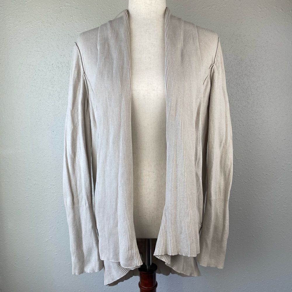 LOFT Open Front Cardigan Sweater Size L EUC